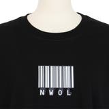 Tシャツ バーコードプリント ビッグシルエットT | Decorative  | 詳細画像6 