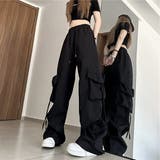 カーゴパンツ ワイドパンツ ドロストパンツ | Decorative | 詳細画像2