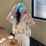 柄シャツ ボタニカル柄 オープンカラー | Decorative | 詳細画像2