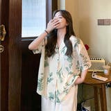 柄シャツ ボタニカル柄 オープンカラー | Decorative | 詳細画像3