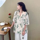 柄シャツ ボタニカル柄 オープンカラー | Decorative | 詳細画像5