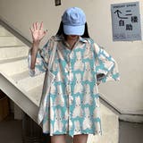 柄シャツ ウサギ柄 ラビット | Decorative | 詳細画像2