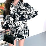 柄シャツ モノトーンパターン 長袖 | Decorative  | 詳細画像1 