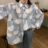 柄シャツ DUCKプリント 長袖 | Decorative | 詳細画像6