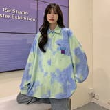 柄シャツ タイダイ柄 ビッグシャツ | Decorative  | 詳細画像7 