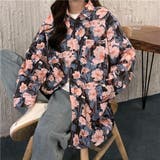 柄シャツ レトロ フラワー柄 | Decorative  | 詳細画像3 