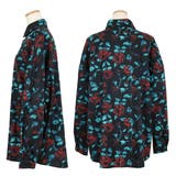 柄シャツ ダーク ローズ柄 | Decorative | 詳細画像10