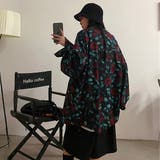 柄シャツ ダーク ローズ柄 | Decorative | 詳細画像6