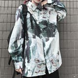 柄シャツ アート アースカラー | Decorative | 詳細画像2