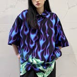 柄シャツ 炎柄 ファイヤー柄 | Decorative  | 詳細画像1 