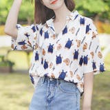 柄シャツ クマ柄 ぬいぐるみ柄 | Decorative | 詳細画像1