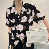 柄シャツ フラワー柄 セピアカラー | Decorative  | 詳細画像1 