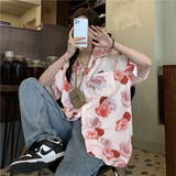 柄シャツ フラワー柄 オープンカラーシャツ | Decorative | 詳細画像4