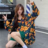 柄シャツ レトロ フラワー柄 | Decorative | 詳細画像5