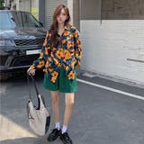 柄シャツ レトロ フラワー柄 | Decorative | 詳細画像8