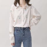 柄シャツ 小花柄 ブラウス | Decorative | 詳細画像2