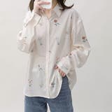 柄シャツ 小花柄 ブラウス | Decorative | 詳細画像4