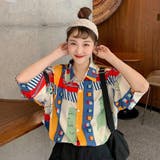 柄シャツ マリーンアート 半袖シャツ | Decorative  | 詳細画像2 