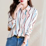 柄シャツ マーブル柄 ストライプ柄 | Decorative | 詳細画像1