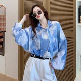 柄シャツ タイダイ柄 ブルースカイ | Decorative  | 詳細画像5 