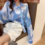 柄シャツ タイダイ柄 ブルースカイ | Decorative  | 詳細画像8 
