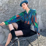 柄シャツ オープンカラーシャツ アート | Decorative  | 詳細画像4 