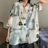 柄シャツ ペールカラー ペイント | Decorative | 詳細画像5