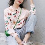 柄シャツ くま柄 チェリー柄 | Decorative | 詳細画像2
