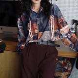 柄シャツ ダーク 夕日 | Decorative  | 詳細画像2 