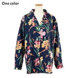 柄シャツ 花柄 ネイビー | Decorative  | 詳細画像9 