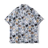 柄シャツ 猫柄 キャット柄 | Decorative  | 詳細画像1 