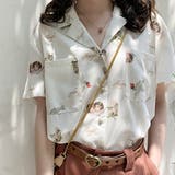 柄シャツ 天使 双子 | Decorative | 詳細画像5