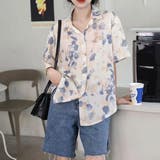 柄シャツ 花びら 花柄 | Decorative  | 詳細画像3 