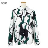 柄シャツ 幾何柄 ジオメトリック | Decorative | 詳細画像12