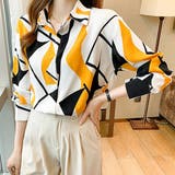 柄シャツ 幾何柄 ジオメトリック | Decorative | 詳細画像2