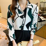 柄シャツ 幾何柄 ジオメトリック | Decorative | 詳細画像4