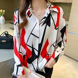 柄シャツ 幾何柄 ジオメトリック | Decorative | 詳細画像6