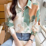 柄シャツ マーブル柄 大理石柄 | Decorative  | 詳細画像3 