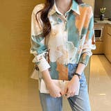 柄シャツ マーブル柄 大理石柄 | Decorative  | 詳細画像4 