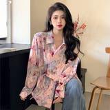 柄シャツ ピンク ピンクミックス | Decorative  | 詳細画像1 