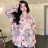 柄シャツ ピンク ピンクミックス | Decorative  | 詳細画像2 