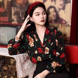 柄シャツ 薔薇柄 バラ | Decorative  | 詳細画像3 