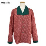 柄シャツ バイカラー スクエア襟 | Decorative | 詳細画像8