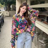 柄シャツ 花柄 絵画風 | Decorative  | 詳細画像2 