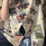 柄シャツ 新聞柄 ニュースペーパー柄 | Decorative  | 詳細画像2 