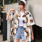 柄シャツ 花柄 幾何柄 | Decorative | 詳細画像2