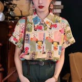 柄シャツ 花瓶柄 フラワーベース柄 | Decorative | 詳細画像1