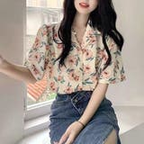 柄シャツ バラ柄 ローズ柄 | Decorative | 詳細画像2