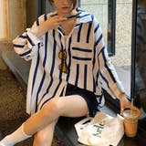柄シャツ ストライプ柄 太ストライプ | Decorative  | 詳細画像2 