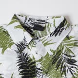 柄シャツ シダの葉 ワッシャー半袖シャツ | Decorative  | 詳細画像12 